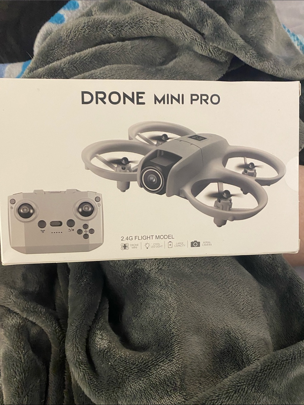 Drone Mini Pro - Grey Camera Drone with Remote